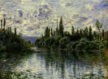 Arm of the Seine near Vetheuil Claude Monet Landscape Oil Paintings
